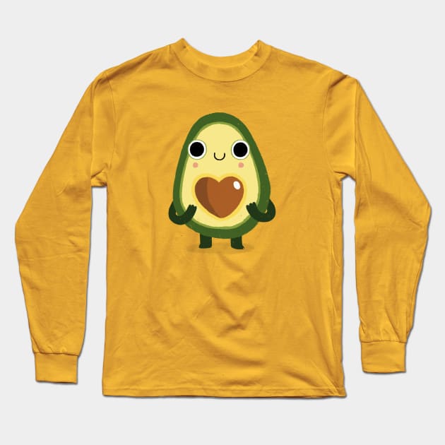 Luvocado Long Sleeve T-Shirt by DinoMike